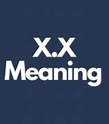 what does XX mean